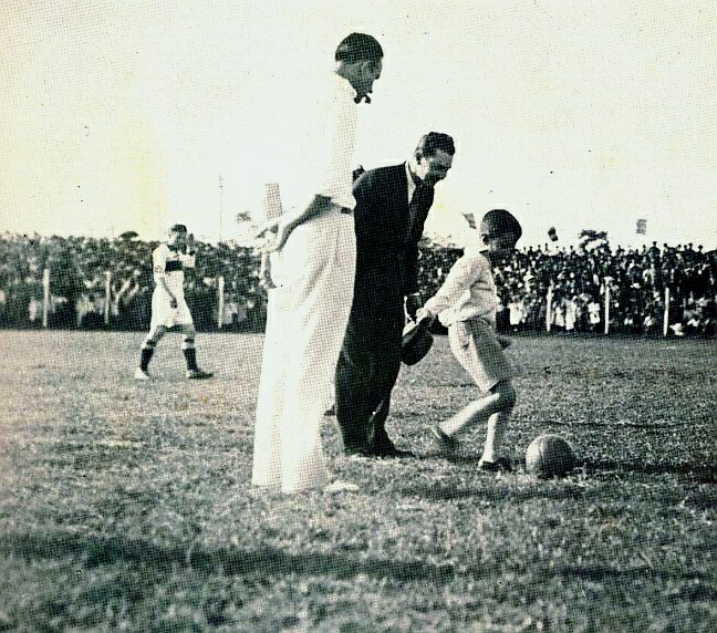 Primer partido de fútbol en Paraguay